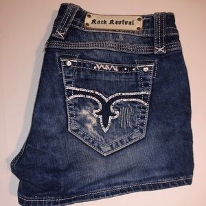 Rock Revivals Jean shorts